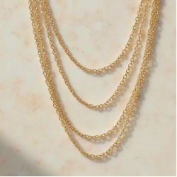 Women's Simple Layered Thin Chain