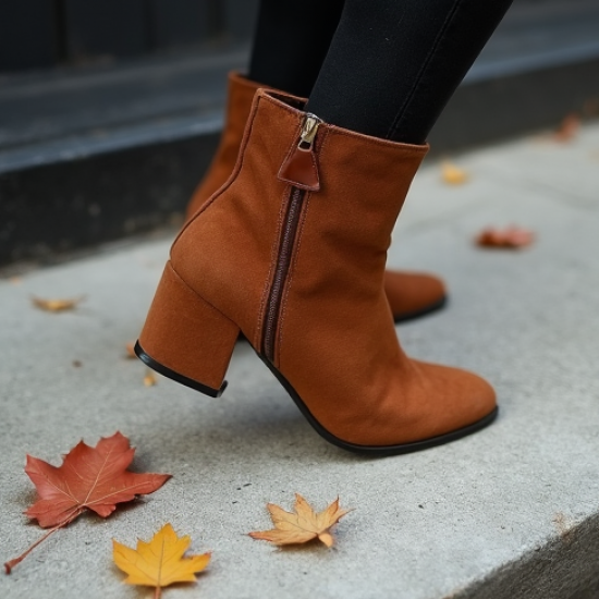 Women's Chunky Heel Ankle Boot