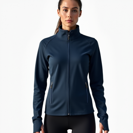 Women's Funnel Neck Track Jacket