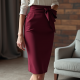 Women's Bow-Detail Pencil Skirt