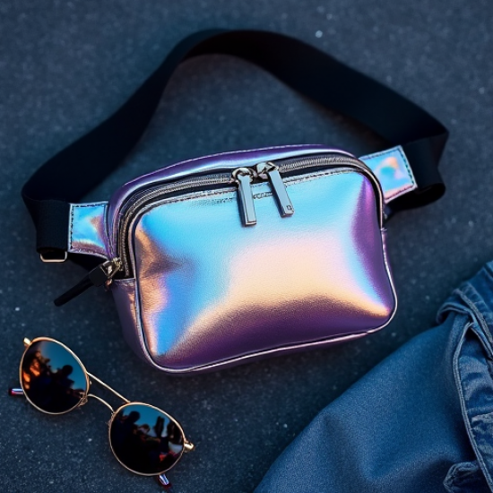 Women's Metallic Belt Bag