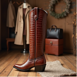 Women's Textured Western Over-the-Knee