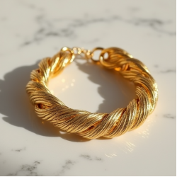 Women's Textured Chain Bracelet