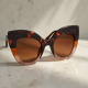 Women's Two-Tone Giant Sunglasses