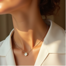 Women's Delicate Thin Chain Necklace