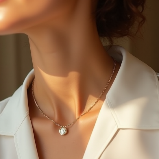 Women's Delicate Thin Chain Necklace