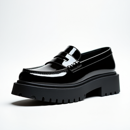Women's Patent Thick Sole Loafer