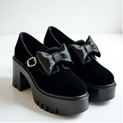 Women's Bow Thick Sole MJ