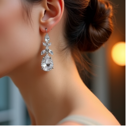 Crystal Drop Earrings