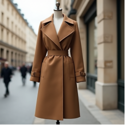 Women's Wide Lapel Tailored Coat