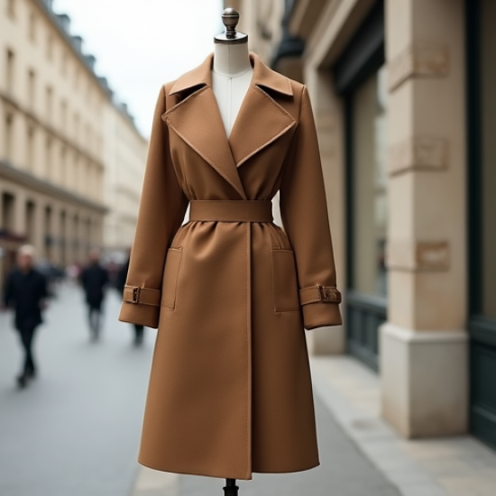 Women's Wide Lapel Tailored Coat