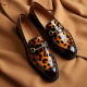 Women's Patent Animal Print Loafer