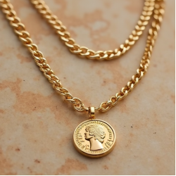 Women's Multi-Layer Coin Necklace