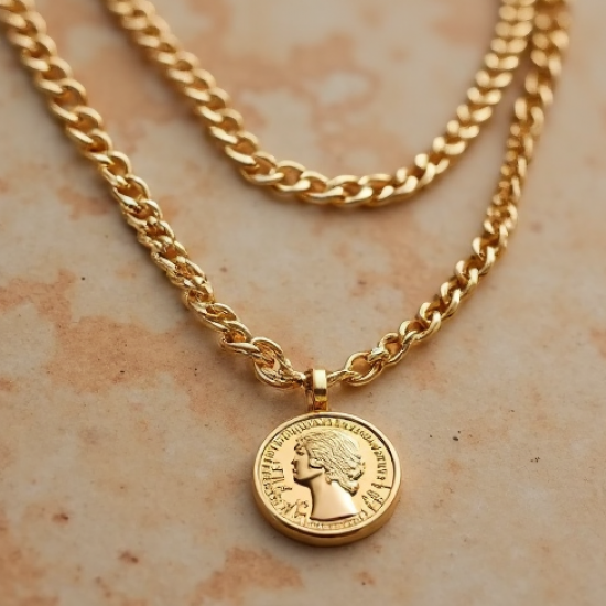 Women's Multi-Layer Coin Necklace