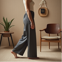 Women's Soft High Waist Wide Pants