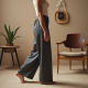 Women's Soft High Waist Wide Pants