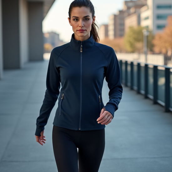 Women's Funnel Neck Track Jacket