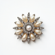 Women's Pearl & Rhinestone Brooch