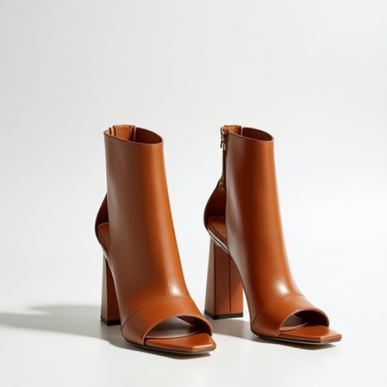 Women's Angular Heel Strappy Sandal