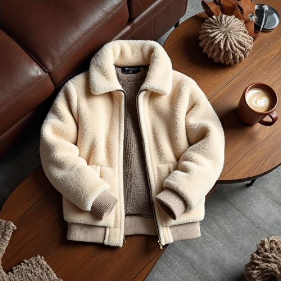 Women's Oversized Teddy Bomber