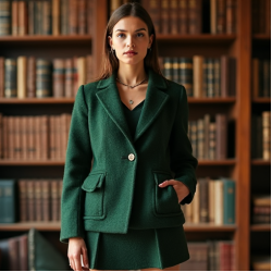 Women's Bookish Pleated Co-ord