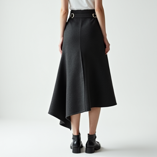 Women's Sculptural Wrap Skirt