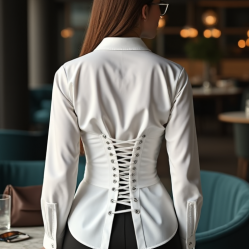 Women's Lace-Up Side Shirt