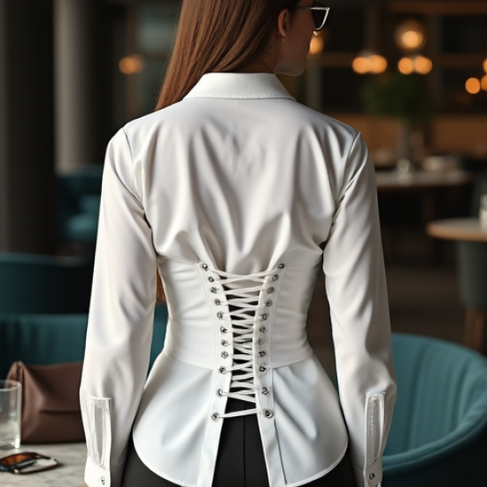 Women's Lace-Up Side Shirt