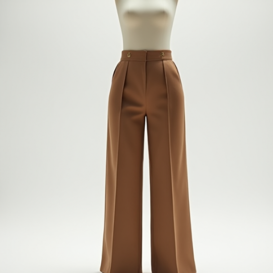 Women's Seam Detail Wide Pants