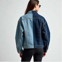 Women's Two-Tone Denim Jacket