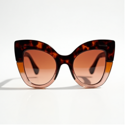 Women's Two-Tone Giant Sunglasses