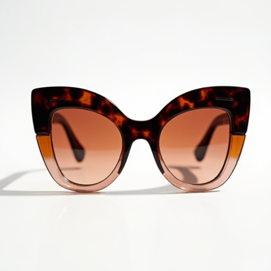 Women's Two-Tone Giant Sunglasses