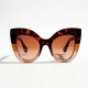 Women's Two-Tone Giant Sunglasses