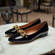 Women's Patent Chain Ballet Flat