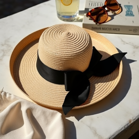 Women's Bow Wide Brim Hat