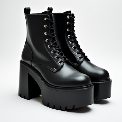 Women's Platform Chunky Heel Boot