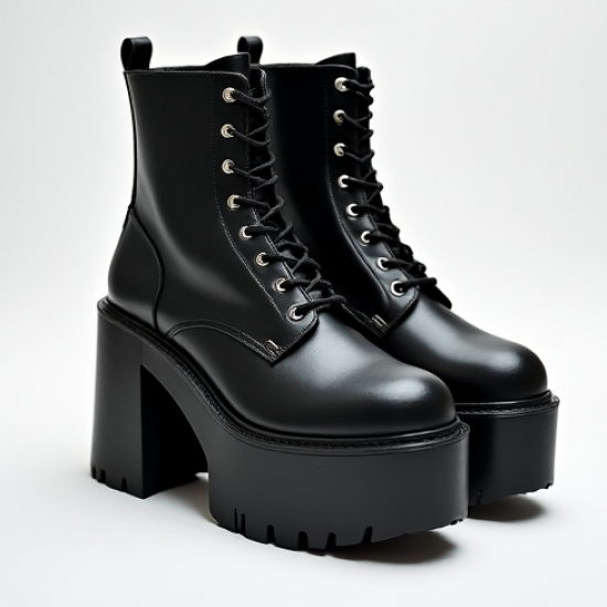 Women's Platform Chunky Heel Boot