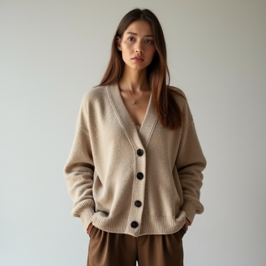 Women's Mixed Fabric Knit