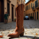 Women's Pointed Toe Cowboy Knee-High