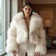 Women's Short Faux Fur Jacket