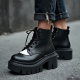 Women's Two-Tone Chunky Boot