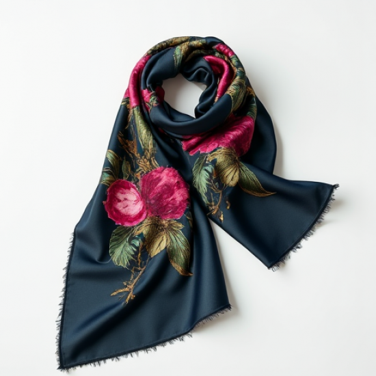 Women's Printed Silk Scarf