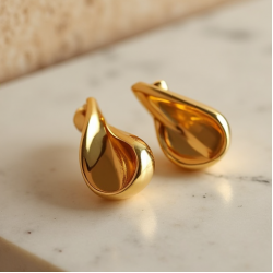 Women's Metallic Drop Earrings