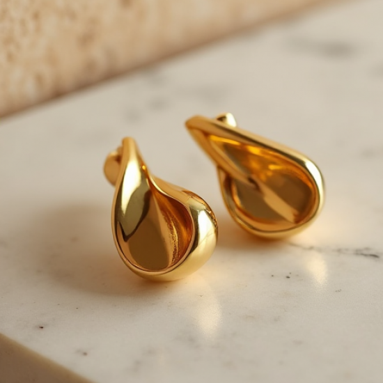 Women's Metallic Drop Earrings