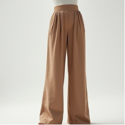 Women's Casual High Waist Wide Pants