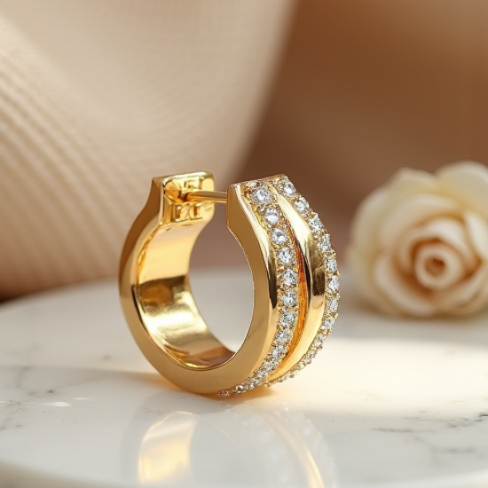 Women's Double Hoop Earrings