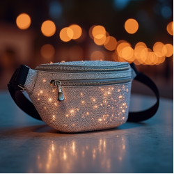 Women's Rhinestone Belt Bag