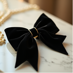 Women's Velvet Hair Clip Bow