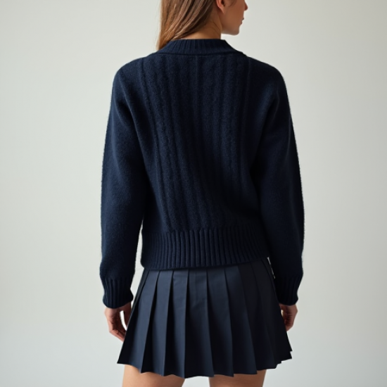 Women's Schoolgirl Cardigan Set