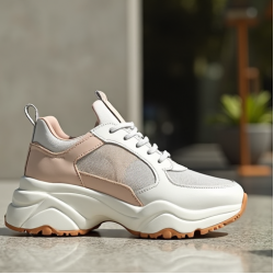 Women's Mesh Panel Chunky Sneaker